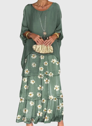 Susan™ | Long and Flowing Elegant Dress Aurevea Atelier