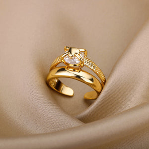 Melaniquee | Ring 18K Gold Aurevea Atelier