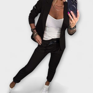 Vionne | Elegant Set of Top, Jacket, and Pants Aurevea Atelier