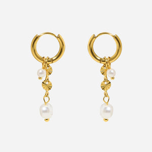 Lyannette | Sunburst Earrings 18K Gold Aurevea Atelier