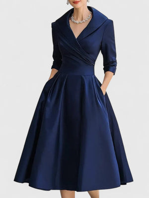 Yan | Elegant Midi Dress Aurevea Atelier