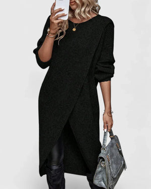 Zarymelle | Elegant Sweater Dress Aurevea Atelier