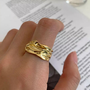Jaylinette | Big Ring 18K Gold Aurevea Atelier