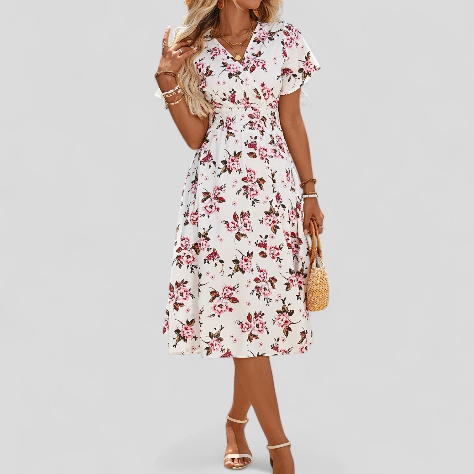 Gretalise | Comfortable Summer Midi Dress Aurevea Atelier