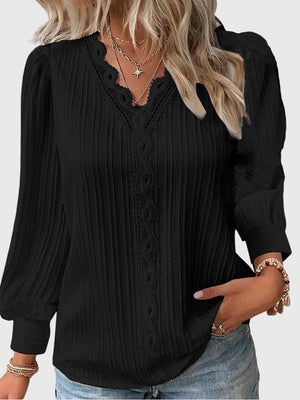 Andrea™ | Elegant Pullover Blouse Aurevea Atelier