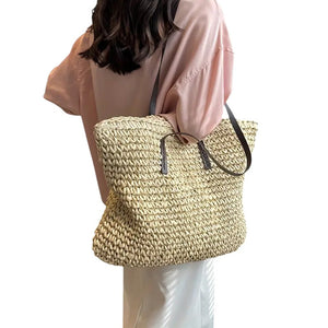 Olivia - Woven Tote Bag Aurevea Atelier