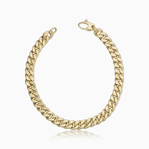 Mayzharine | Cuban Armband 18k Gold Aurevea Atelier