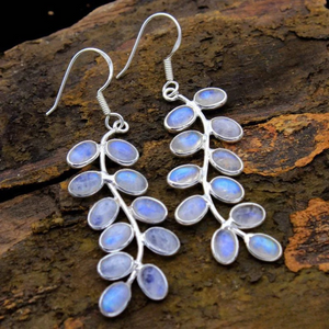 Moonstone Earrings Aurevea Atelier