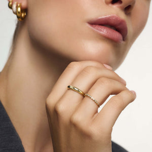Raquienne | Midi Ring 18k Gold Aurevea Atelier