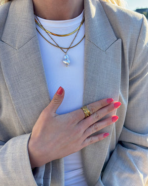 Jaylinette | Big Ring 18K Gold Aurevea Atelier