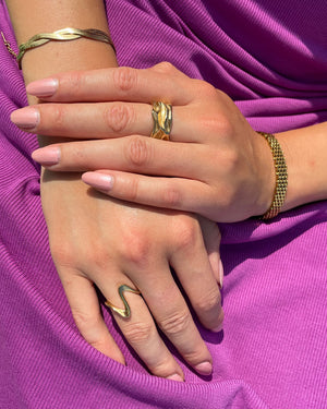 Jaylinette | Big Ring 18K Gold Aurevea Atelier