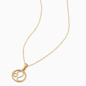 Rosalyette | Zodiac Sign Necklace 18k Gold Aurevea Atelier