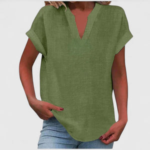 Xavinah | Comfortable V-Neck Blouse Aurevea Atelier