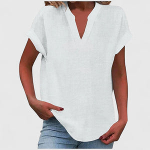 Xavinah | Comfortable V-Neck Blouse Aurevea Atelier