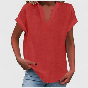 Xavinah | Comfortable V-Neck Blouse Aurevea Atelier