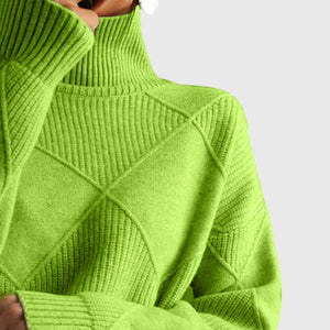 Angela™ - Turtleneck Sweater Aurevea Atelier