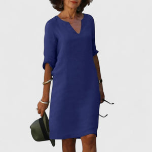 Taylor | Comfortable V-Neck Dress Aurevea Atelier
