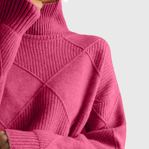 Angela™ - Turtleneck Sweater Aurevea Atelier