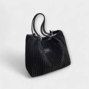 Olivia - Soft Cord Shoulder Bag Aurevea Atelier