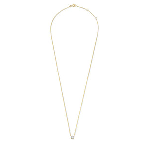 Ysavienna | Moissanite Stone Necklace 14k Gold Aurevea Atelier