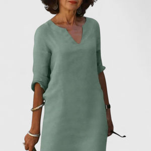 Taylor | Comfortable V-Neck Dress Aurevea Atelier