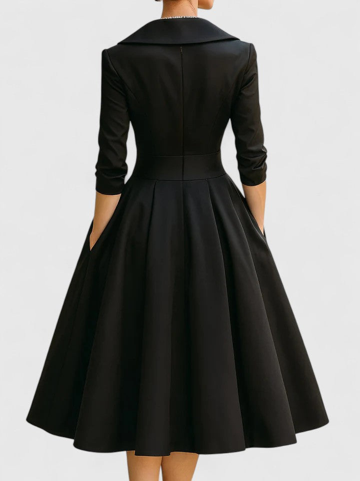 Yan | Elegant Midi Dress Aurevea Atelier