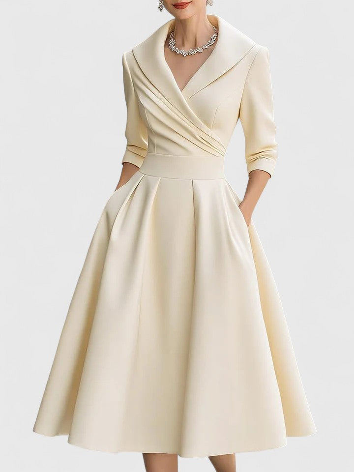 Zyrah | Elegant Midi Dress Aurevea Atelier