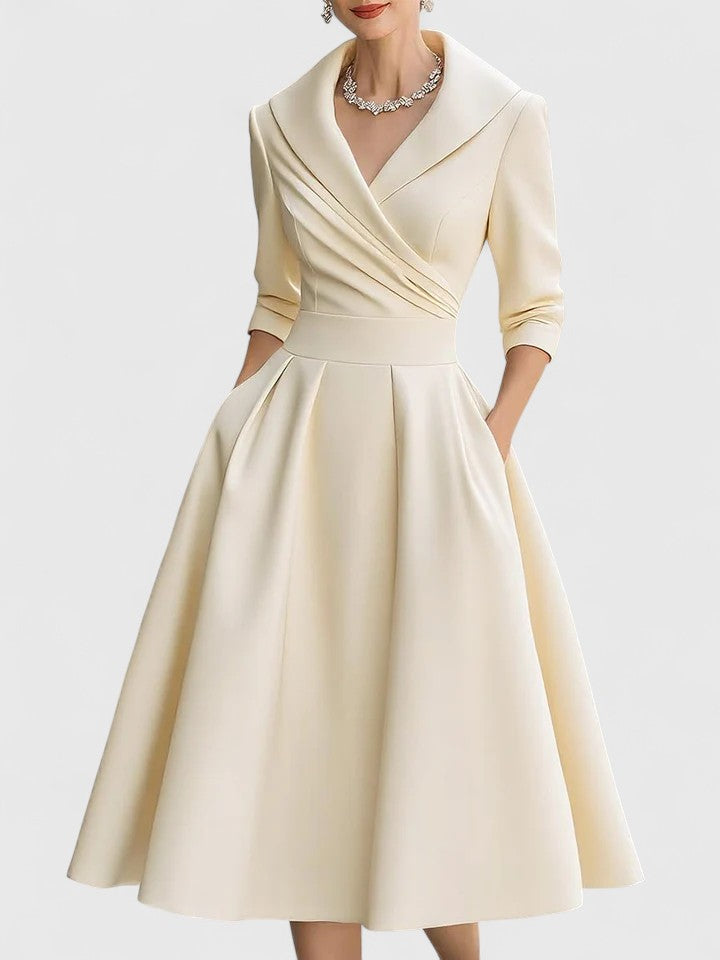 Yan | Elegant Midi Dress Aurevea Atelier