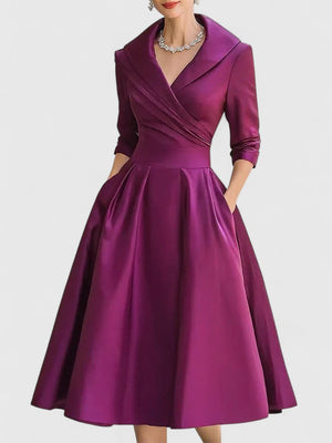 Yan | Elegant Midi Dress Aurevea Atelier