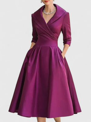 Zyrah | Elegant Midi Dress Aurevea Atelier