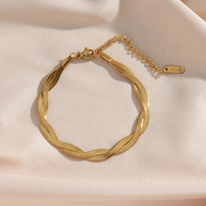 Madiorelle | Twisted Armband 18K Gold Aurevea Atelier