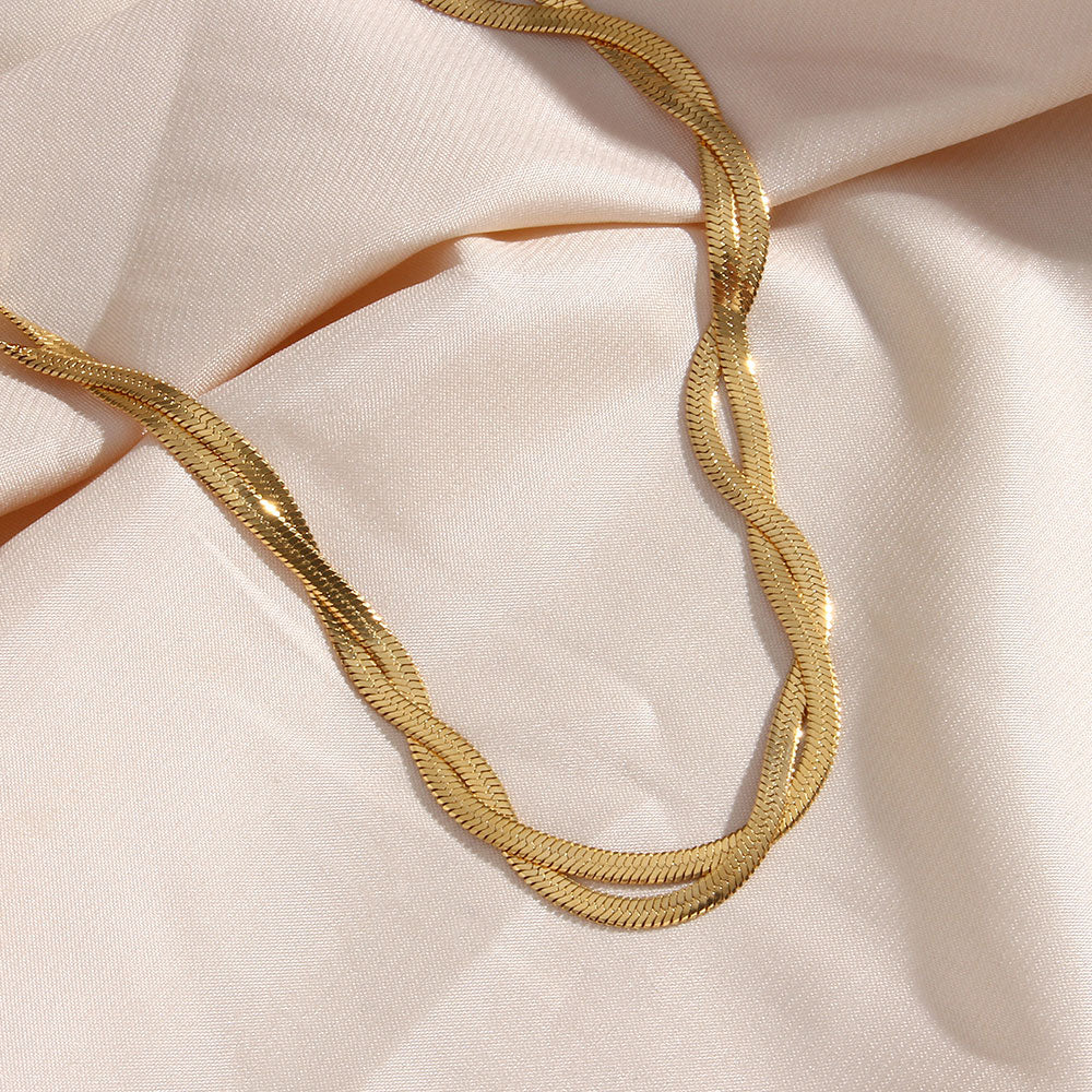 Madiorelle | Twisted Armband 18K Gold Aurevea Atelier