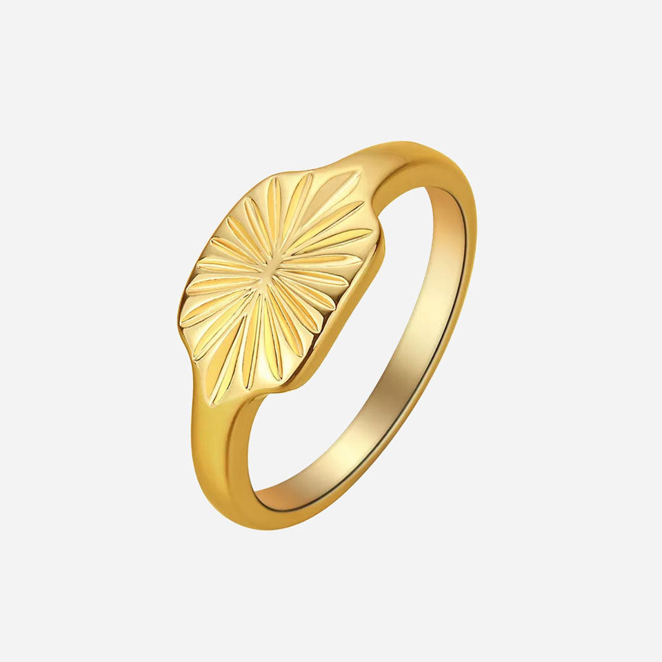 Aurizette | Sunray Ring 18K Gold Aurevea Atelier