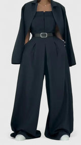 Anne | Elegant Jumpsuit Set with Blazer Aurevea Atelier