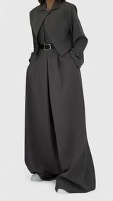 Anne | Elegant Jumpsuit Set with Blazer Aurevea Atelier