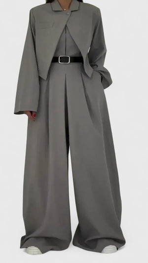 Anne | Elegant Jumpsuit Set with Blazer Aurevea Atelier