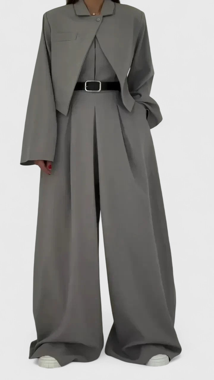 Anne | Elegant Jumpsuit Set with Blazer Aurevea Atelier