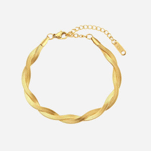 Madiorelle | Twisted Armband 18K Gold Aurevea Atelier