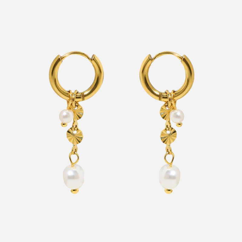 Lyannette | Sunburst Earrings 18K Gold Aurevea Atelier