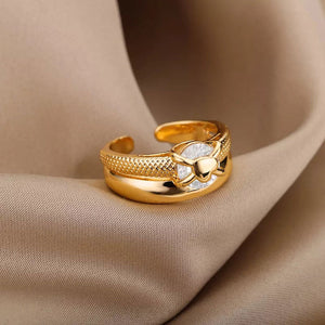 Melaniquee | Ring 18K Gold Aurevea Atelier