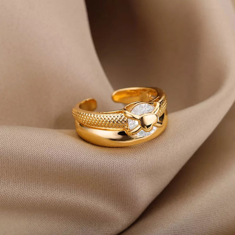 Melaniquee | Ring 18K Gold Aurevea Atelier