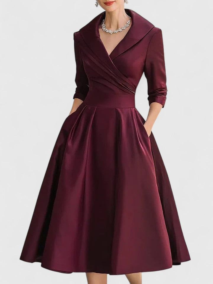 Zyrah | Elegant Midi Dress Aurevea Atelier