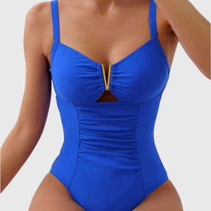 Cinzia - Swimsuit with V-Neck Aurevea Atelier