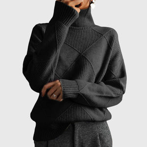 Angela™ - Turtleneck Sweater Aurevea Atelier