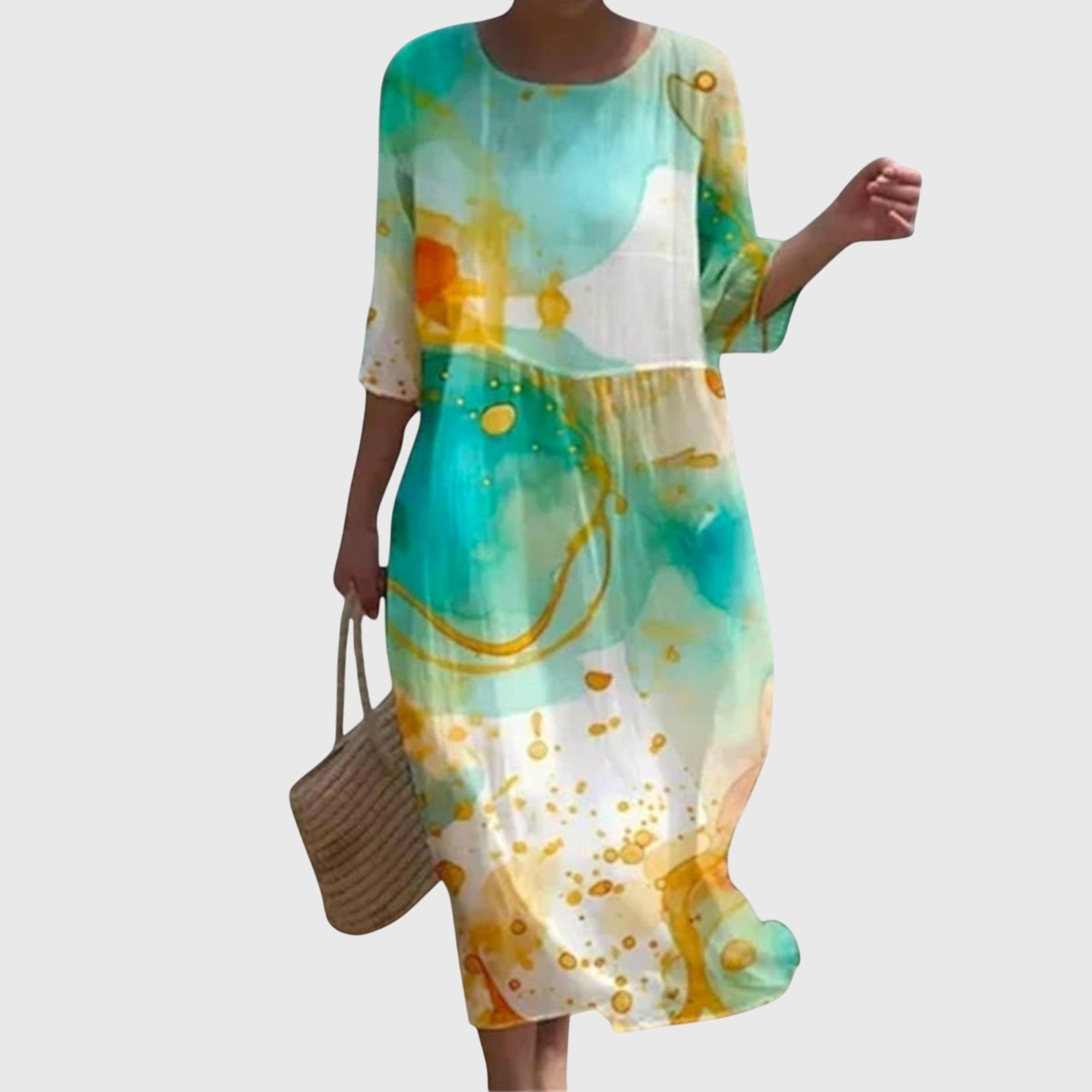 Hayley™ | Stylish Floral Maxi Dress Aurevea Atelier