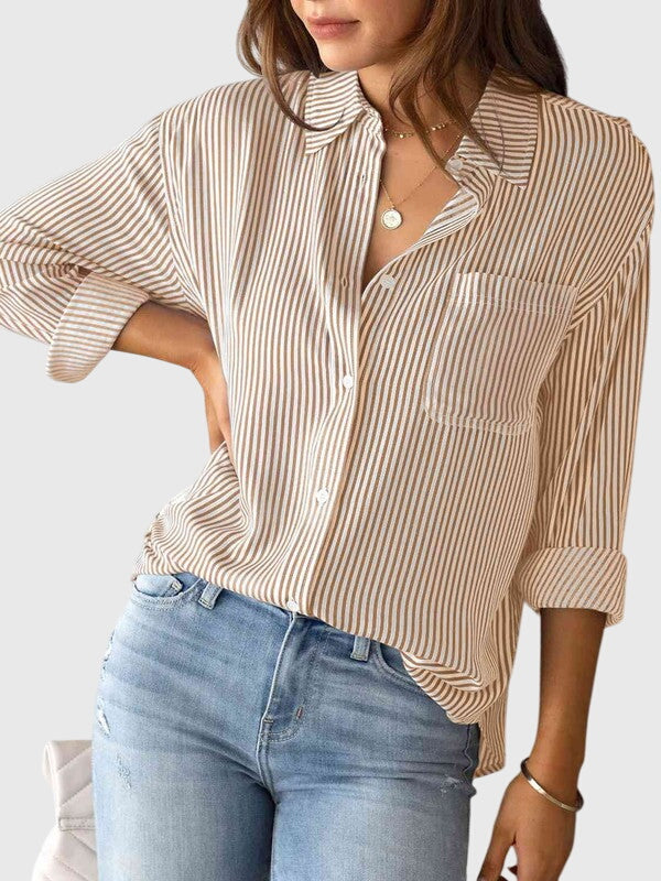 Ariana™ | Collared Neck Shirt Aurevea Atelier
