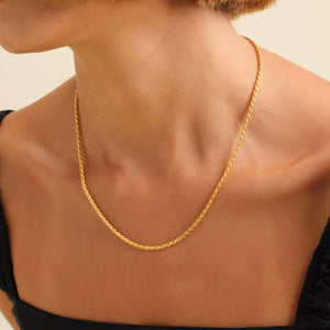 Mikalynne | Rope Chain 18K Gold Aurevea Atelier