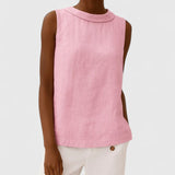 Anastine | Elegant Top with Roll Collar Aurevea Atelier