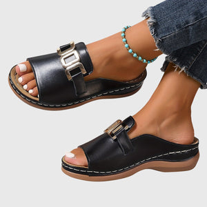 Kathryn™ | Comfy Buckle Sandals Aurevea Atelier