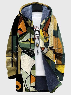 Anna™ - Jacket with artistic print Aurevea Atelier